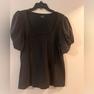Ann Taylor Loft puff sleeves top
